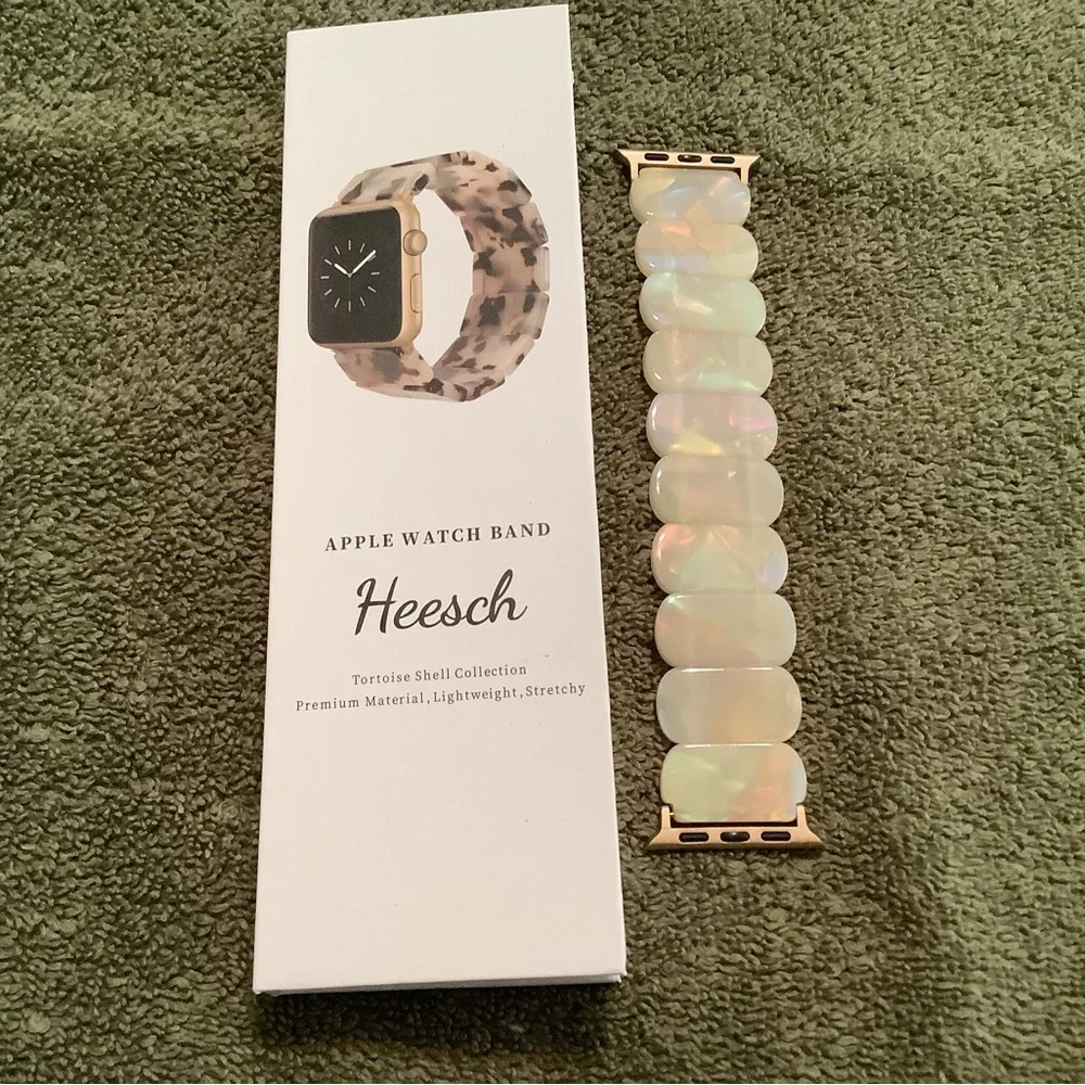 Iridescent Resin Link Apple Watch Band - 42/44/45mm Compatible